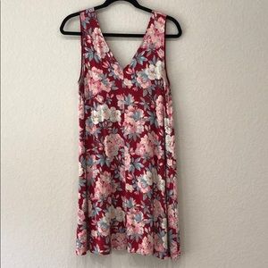 Loft Floral Print Dress